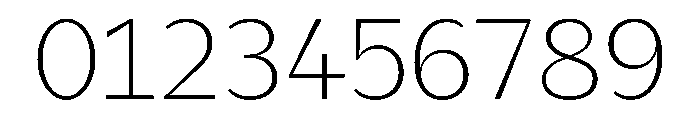 KantonGothic ExtraLight Font OTHER CHARS