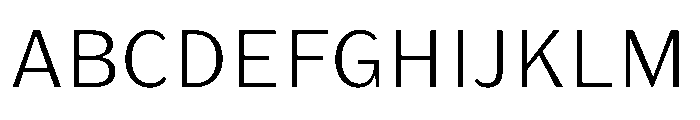KantonGothic Light Instance Font UPPERCASE