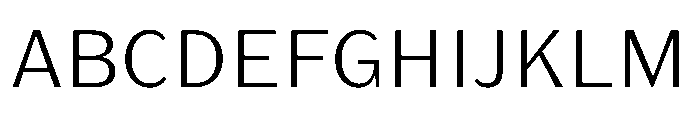 KantonGothic Light Font UPPERCASE