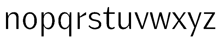 KantonGothic Light Font LOWERCASE