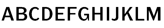 KantonGothic Medium Instance Font UPPERCASE