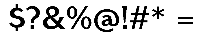 KantonGothic Medium Font OTHER CHARS