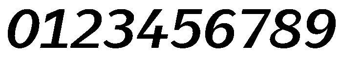 KantonGothic MediumItalic Font OTHER CHARS