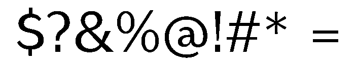 KantonGothic Regular Instance Font OTHER CHARS