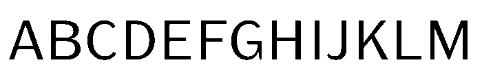 KantonGothic Regular Instance Font UPPERCASE