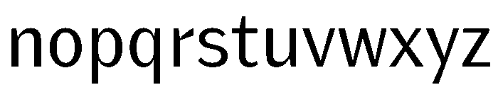KantonGothic Regular Font LOWERCASE