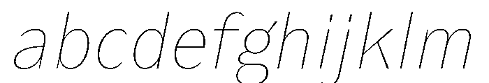 KantonGothic ThinItalic FONT