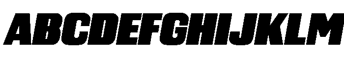 Kapitol BlackItalic Instance Font UPPERCASE