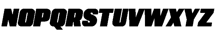 Kapitol BlackItalic Font UPPERCASE