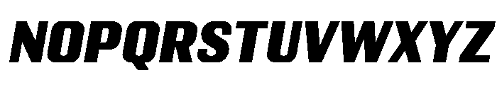 Kapitol BoldItalic Instance Font UPPERCASE