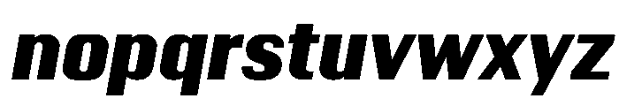 Kapitol BoldItalic Instance Font LOWERCASE
