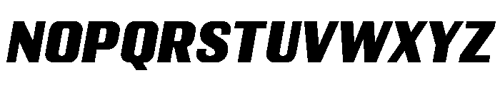 Kapitol BoldItalic Font UPPERCASE