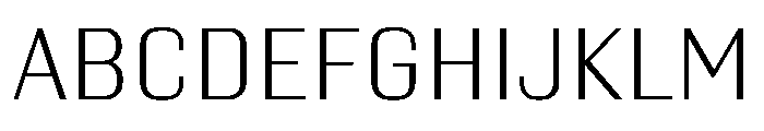 Kapitol Light Instance Font UPPERCASE
