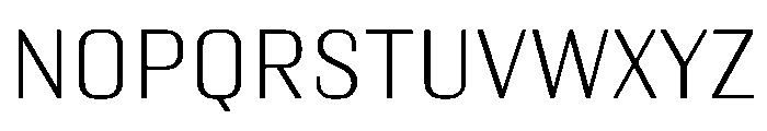 Kapitol Light Instance Font UPPERCASE
