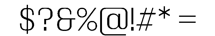 Kapitol Light Font OTHER CHARS