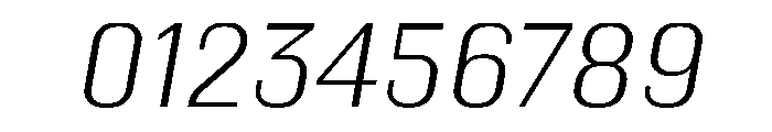 Kapitol LightItalic Instance Font OTHER CHARS