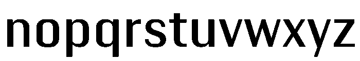 Kapitol Medium Instance Font LOWERCASE