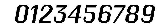 Kapitol MediumItalic Instance Font OTHER CHARS