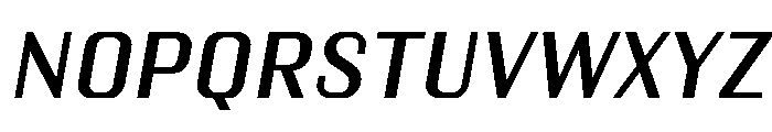 Kapitol MediumItalic Instance Font UPPERCASE