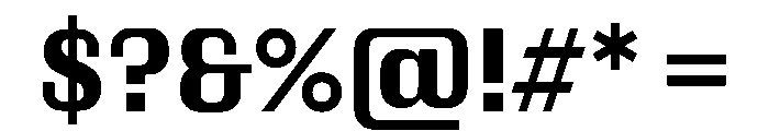 Kapitol SemiBold Instance Font OTHER CHARS