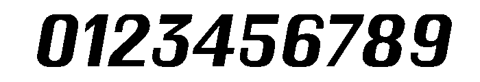 Kapitol SemiBoldItalic Instance Font OTHER CHARS