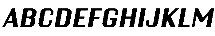Kapitol SemiBoldItalic Instance Font UPPERCASE