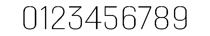 Kapitol Thin Instance Font OTHER CHARS