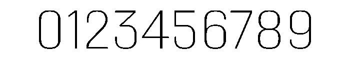 Kapitol Thin Font OTHER CHARS