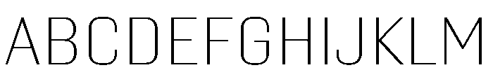 Kapitol Thin Font UPPERCASE