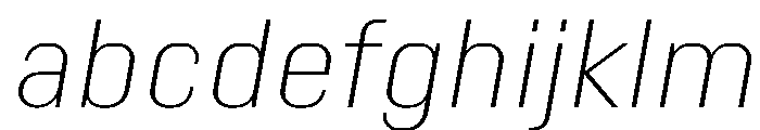 Kapitol ThinItalic Instance FONT