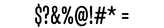 KarlCondensed Regular Font OTHER CHARS
