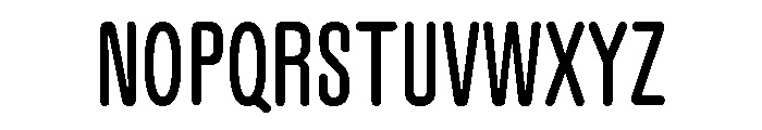 KarlCondensed Regular Font UPPERCASE