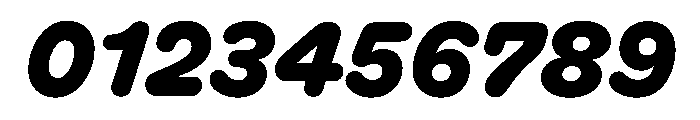 KarlST BlackItalic Font OTHER CHARS