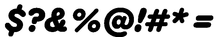 KarlST BlackItalic Font OTHER CHARS
