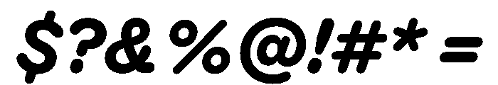 KarlST BoldItalic Font OTHER CHARS