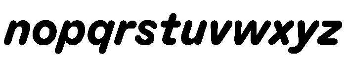 KarlST BoldItalic Font LOWERCASE