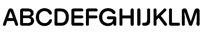 KarlST Medium Font UPPERCASE