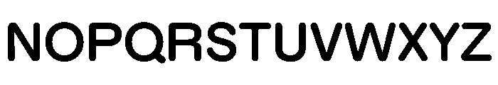 KarlST Medium Font UPPERCASE