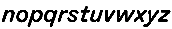 KarlST MediumItalic Font LOWERCASE
