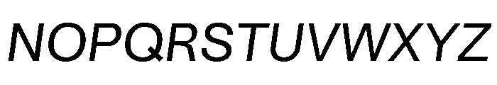 KarlsbaderGrotesk 400Italic Font UPPERCASE
