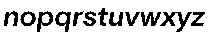 KarlsbaderGrotesk 700Italic Font LOWERCASE