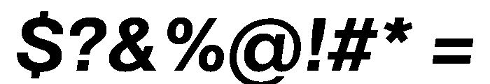 KarlsbaderGrotesk 800Italic Font OTHER CHARS