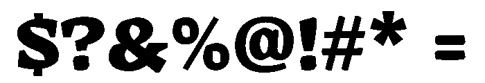 KarmaDLv1AAA Bold Font OTHER CHARS