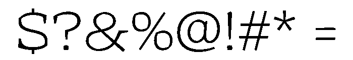 KarmaDLv1AAA UltraLight Font OTHER CHARS