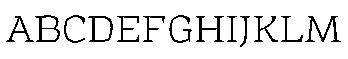 KarmaDLv1AAA UltraLight Font UPPERCASE