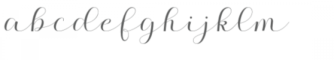 Kalisha Script Font LOWERCASE