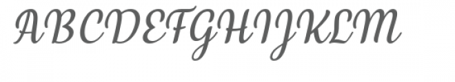 Karima Regular Italic Font UPPERCASE