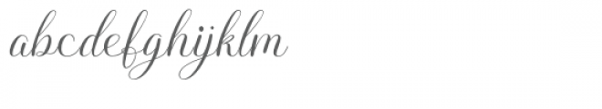 Kattiney Script Font LOWERCASE