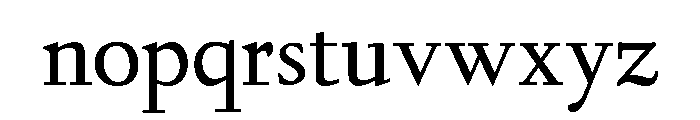 Kaatskill Regular Font LOWERCASE