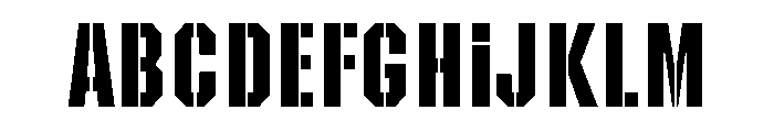 Kaiser Regular Font UPPERCASE
